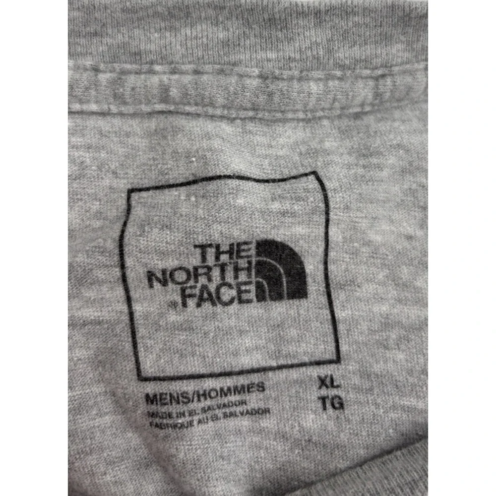 The North Face Men's XL Cotton‎ Logo Gray Long Sleeve Shirt